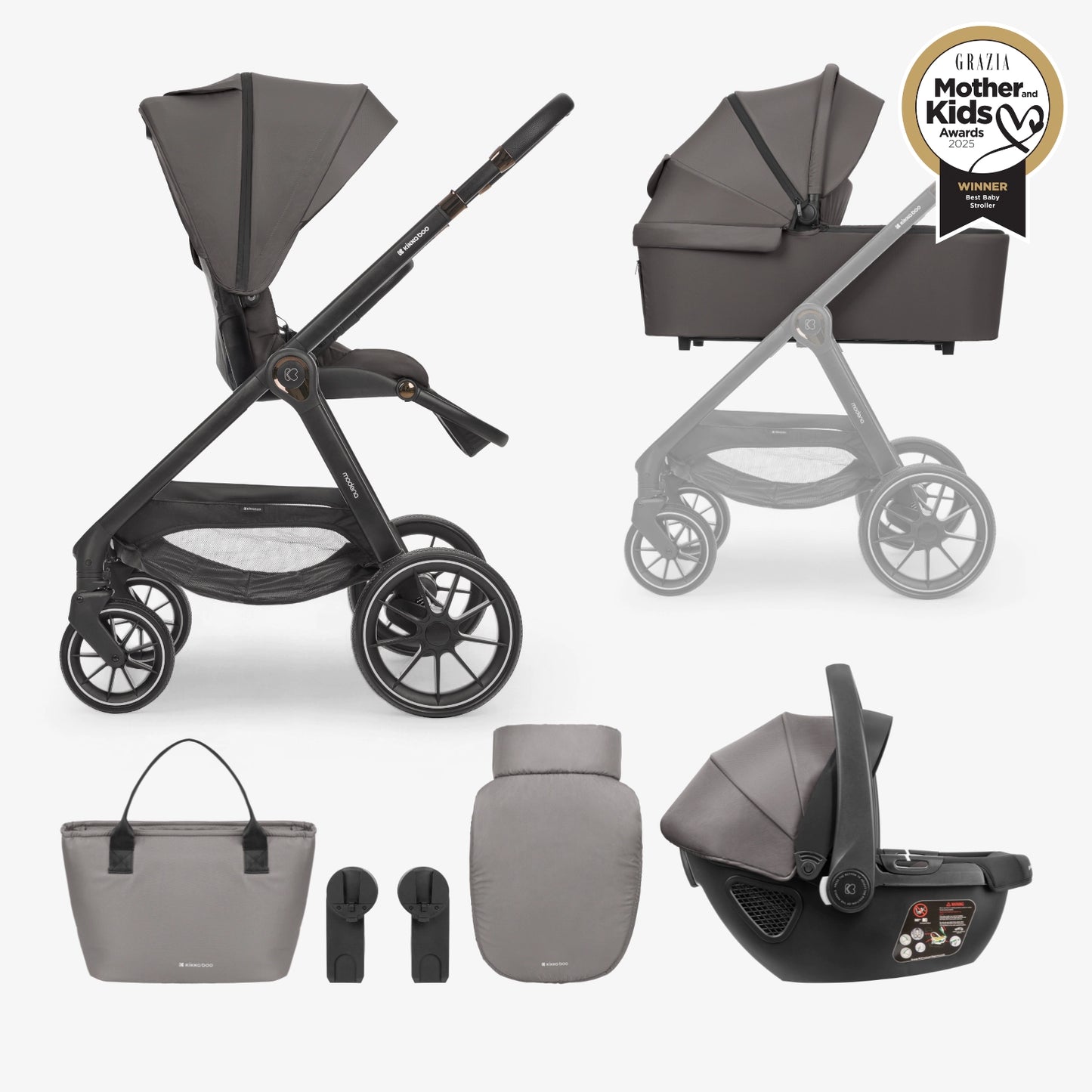 Modena Stroller 3-in-1 with Carrycot